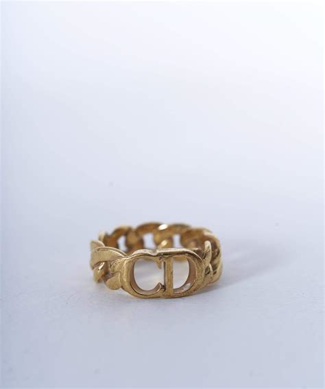 christian dior gold cd ring|dior ring size chart.